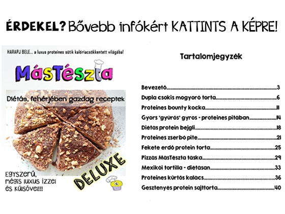 MásTészta Deluxe Receptek